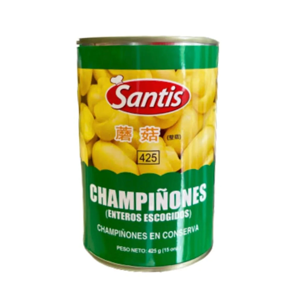 Champiñones santis lata x 425 gr