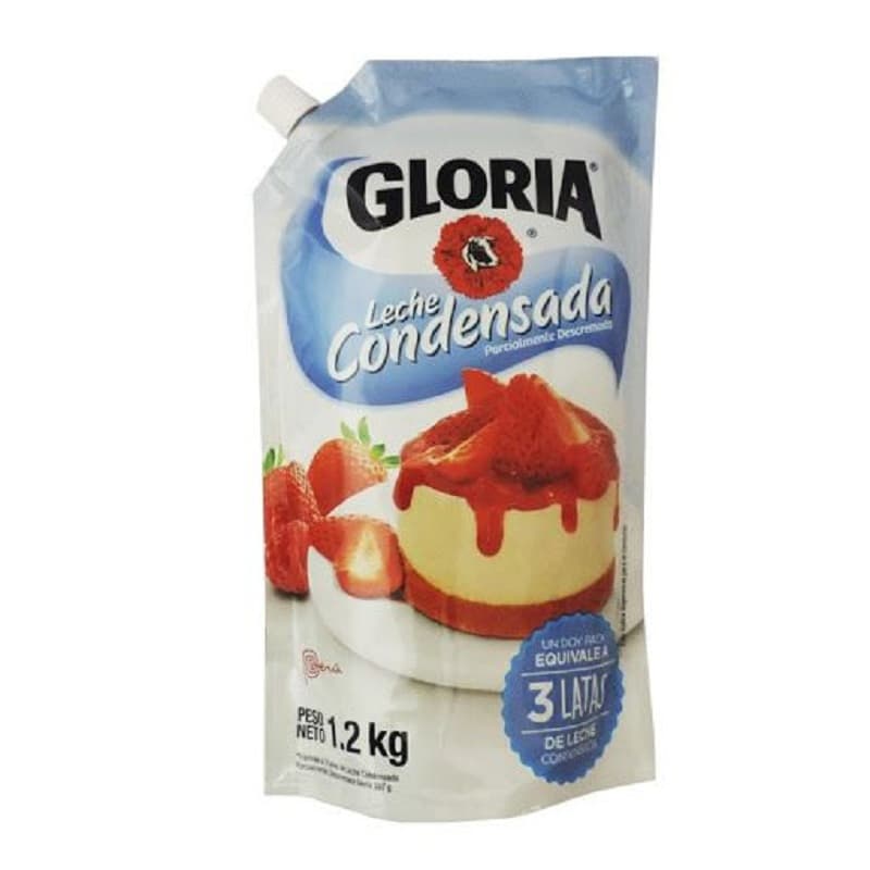 Gloria leche condensada doypack x 1.200 kg