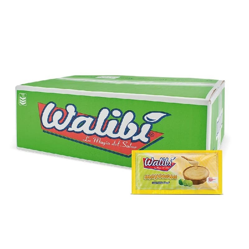 Walibi mayonesa sachet x 8 gr caja x 250 und