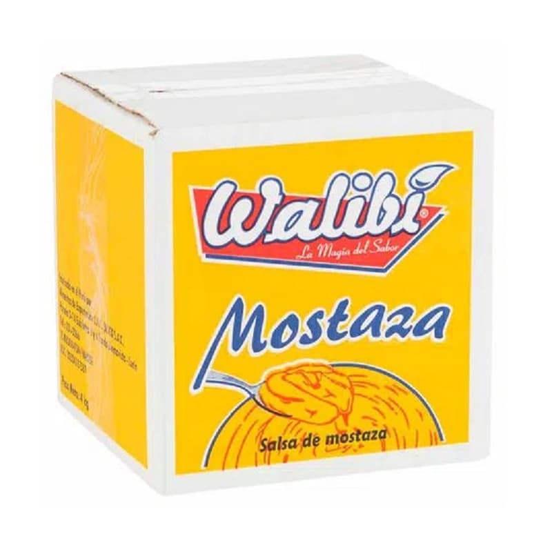 Walibi mostaza bolsa caja x 4 kg