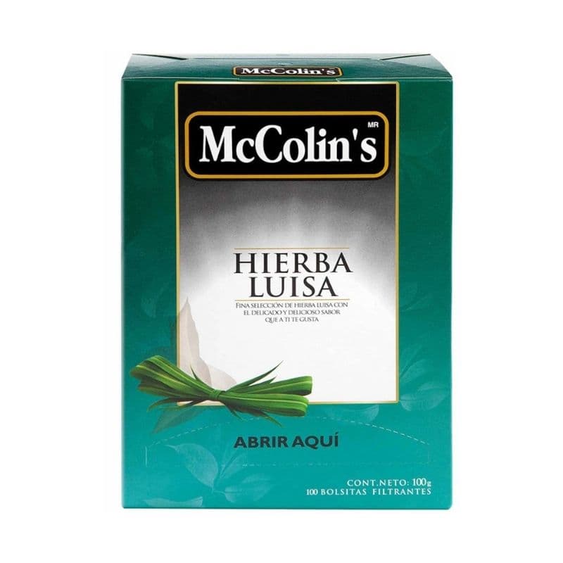 Mc colins hierba luisa caja x 100 sobres
