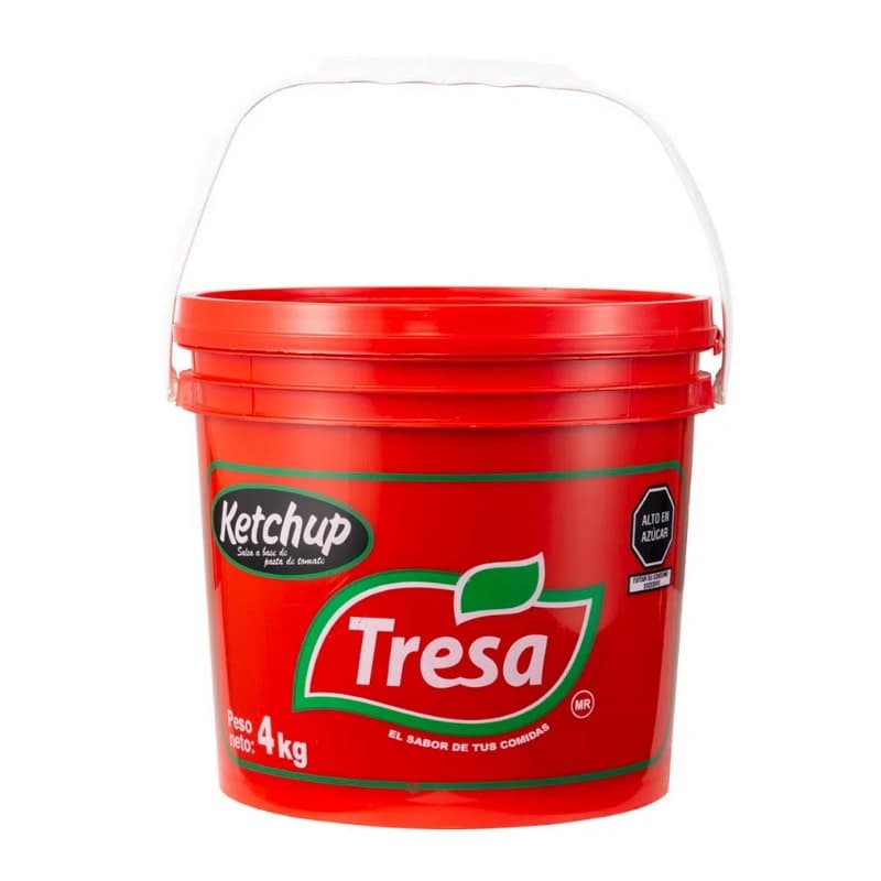 Tresa ketchup balde x 4 kg