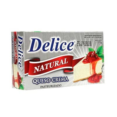 Queso crema "Delice" barra x 227 gr