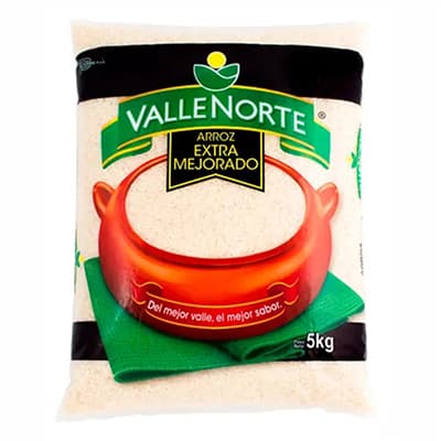 Arroz extra gran reserva "Vallenorte" x 5 kg
