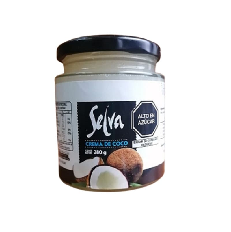 Crema de coco "Selva" frasco x 280 gr