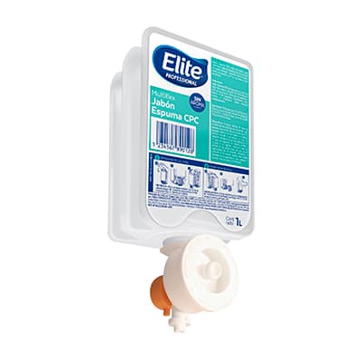 Elite jabón espuma multiflex bolsa x 1 l