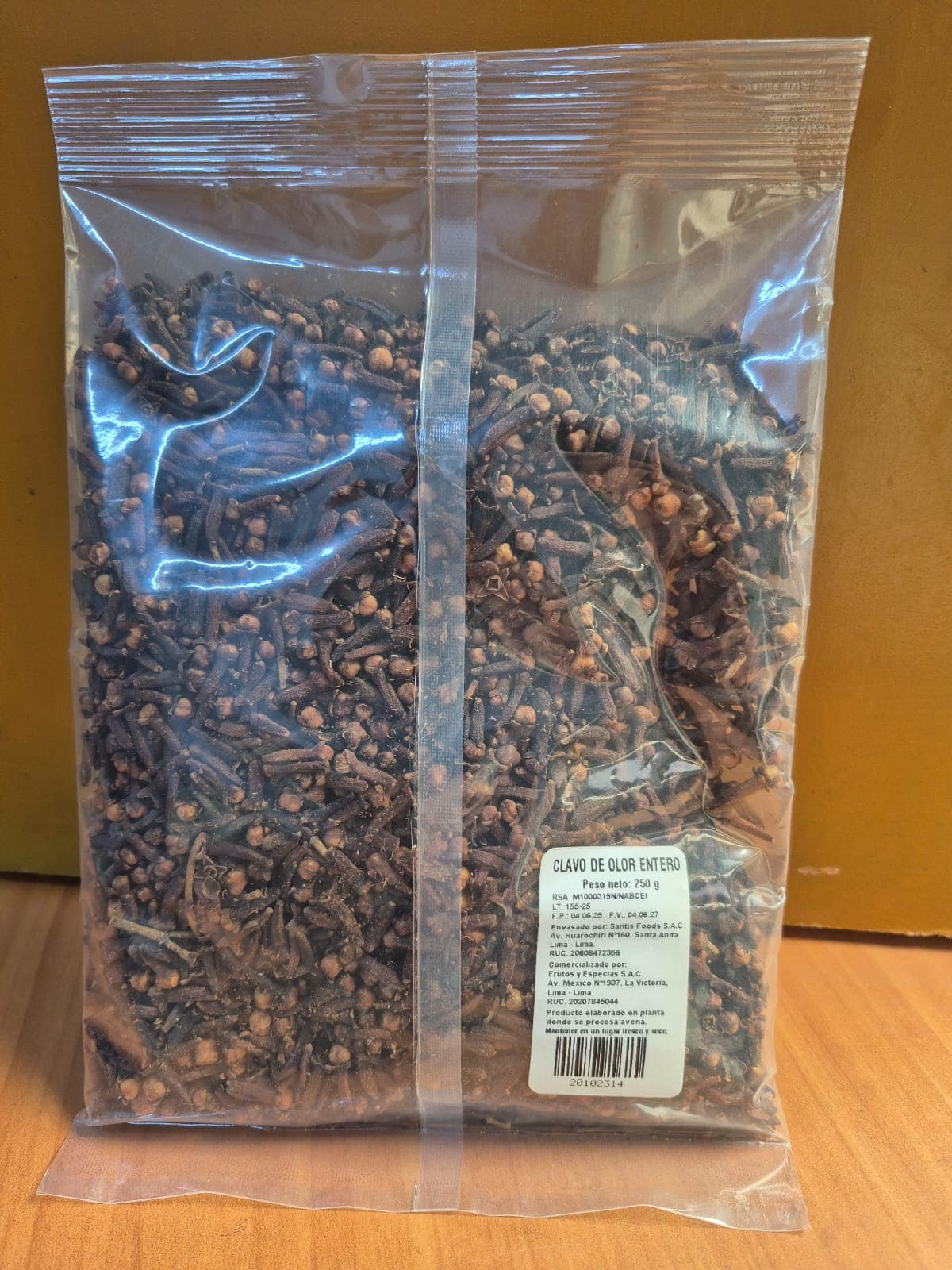 Especias clavo de olor entero "Risabor" x 250 gr