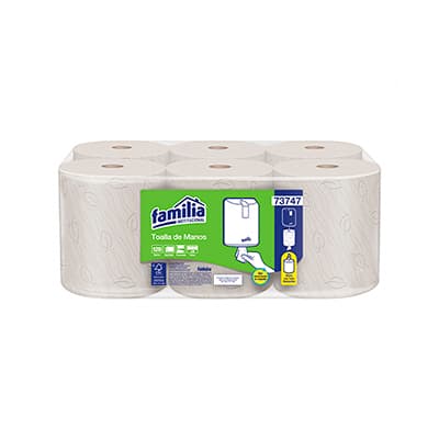 Tork papel toalla rollo natural h/d 6 x 120mts
