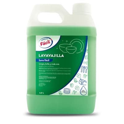 Facil lavavajillas gel x 4 lt