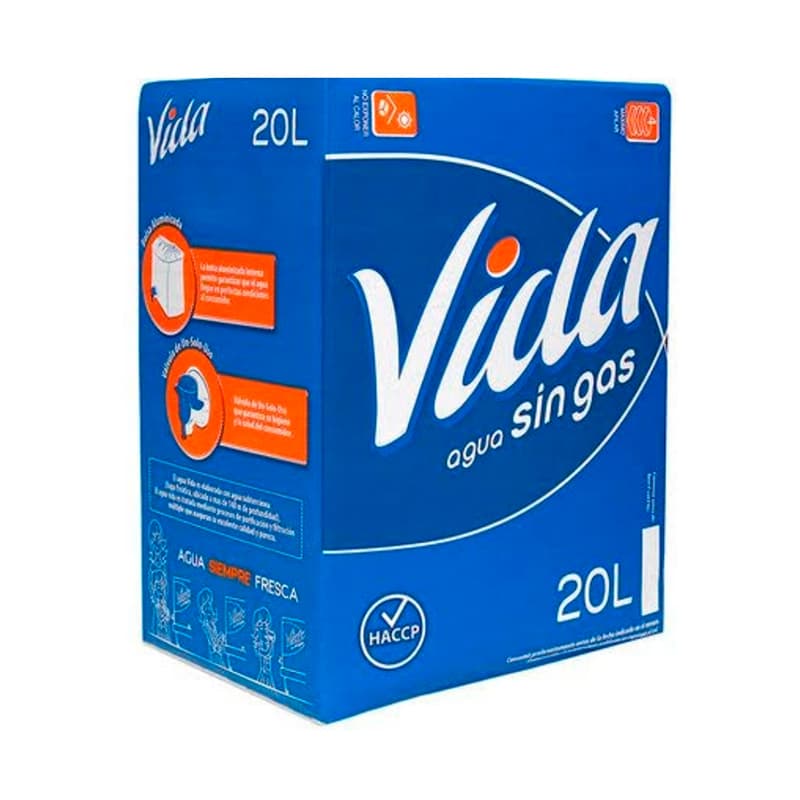 Agua vida caja x 20 lt