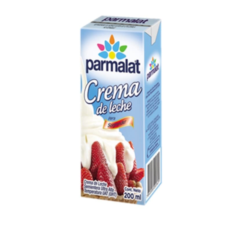 Parmalat crema de leche TTP x 200 gr caja x 27 und (president)