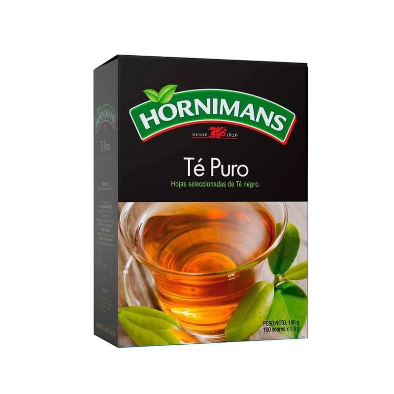 Hornimans te puro caja x 100 sobres