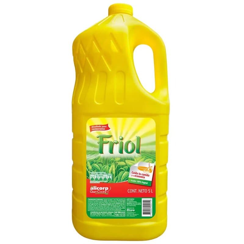 Aceite vegetal "Friol" galonera x 5 lt