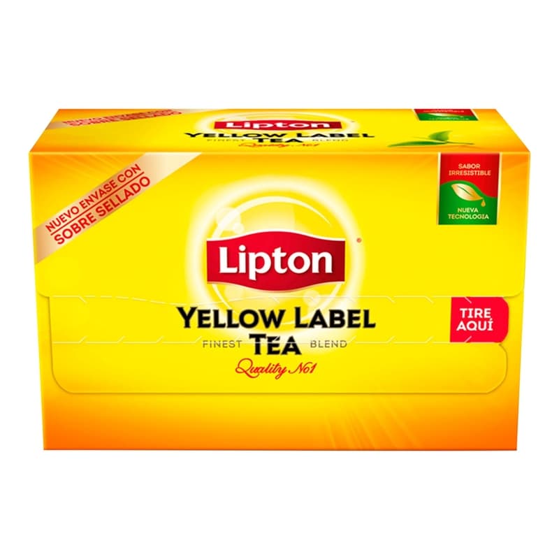 Lipton te yellow caja x 25und