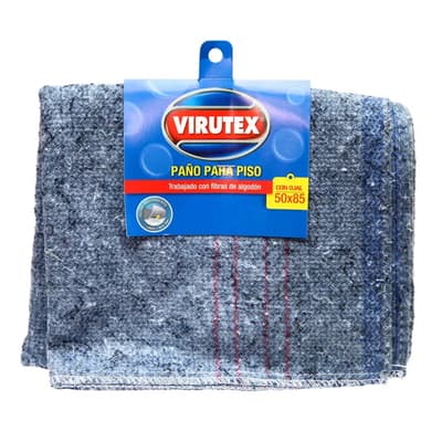 Virutex paño trapeador para piso con ojal doble (50x90)