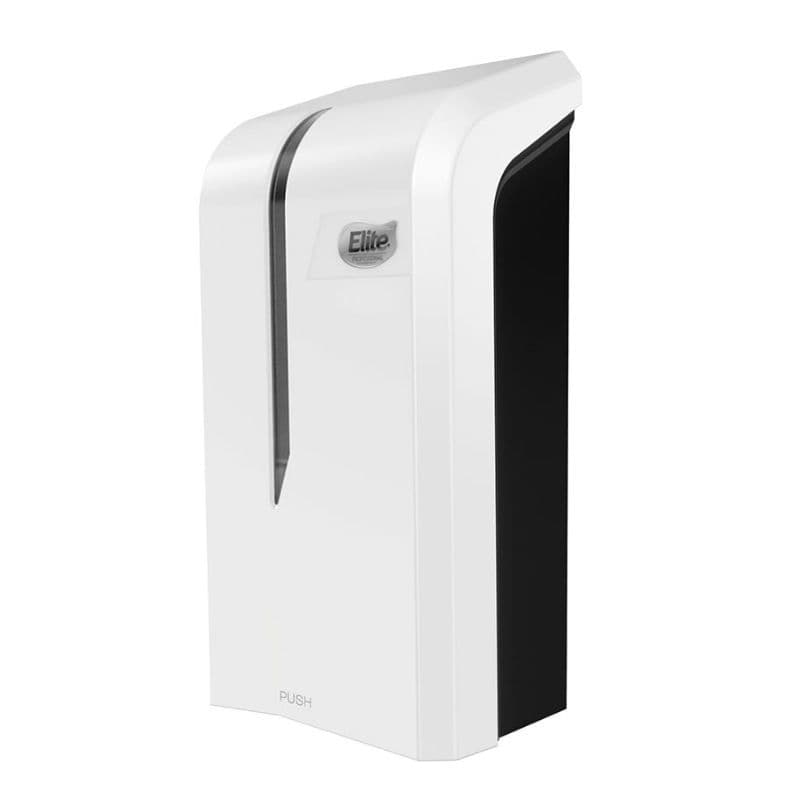 Elite dispensador jabón liq rellblanc/negr