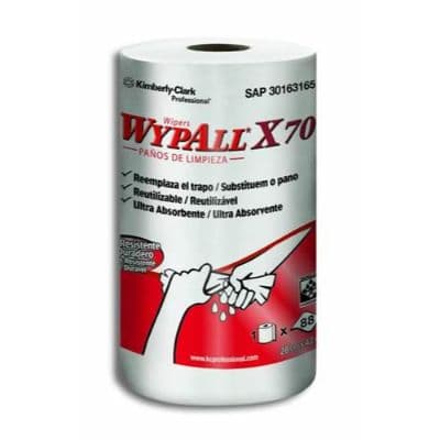 KCP wypall X-70 rollo blanco power pockets x 88 paños