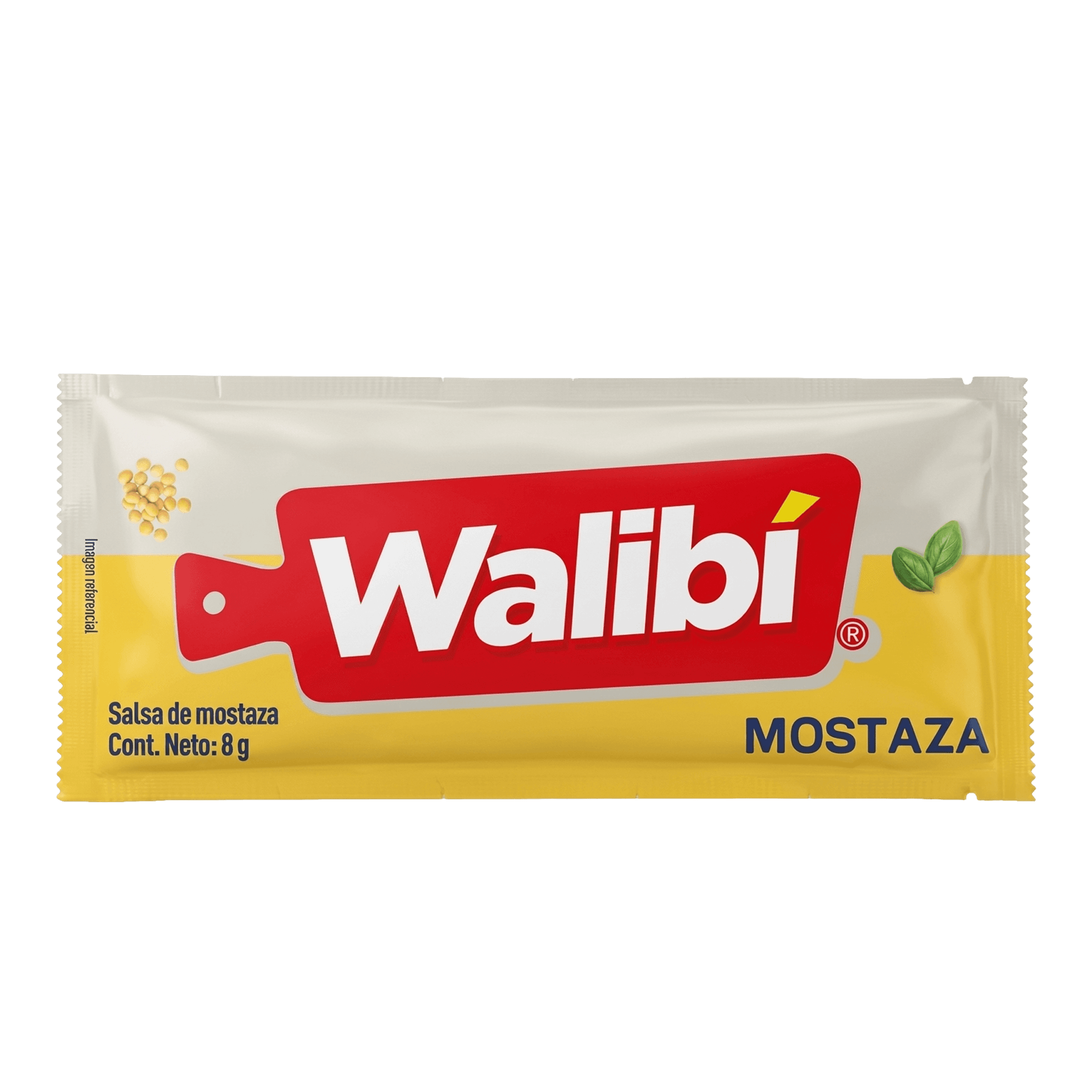 Walibi mostaza sachet x 8 gr caja x 250 und
