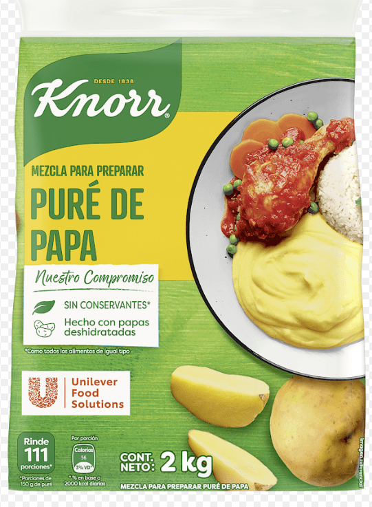 Knorr puré de papa bolsa x 2kg