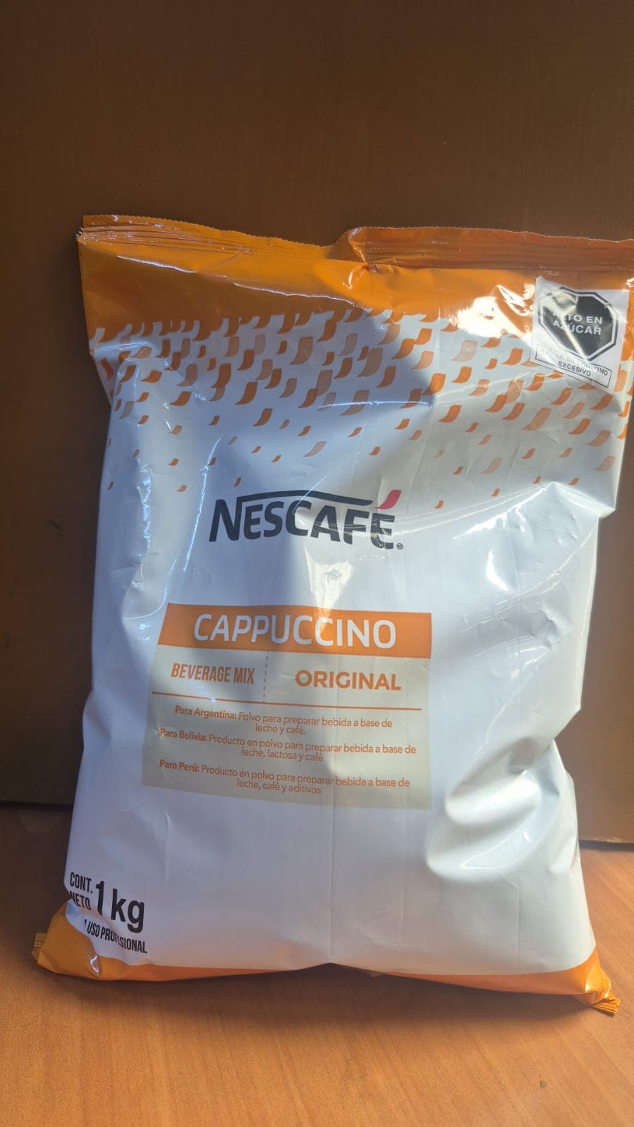 Nestle nescafe cappuccino original p/maquina x 1 kg
