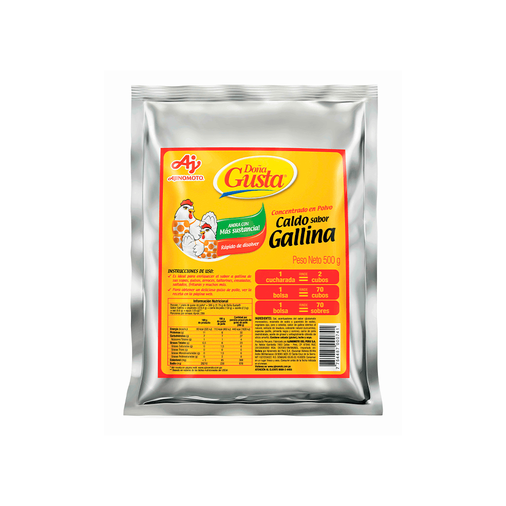 Caldo gallina doña gusta x 500 gr
