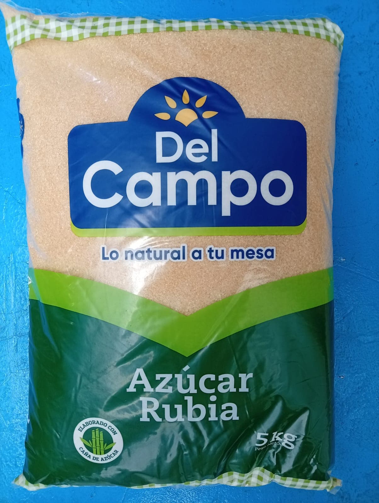 Azúcar rubia "Del Campo" bolsa x 5 kg