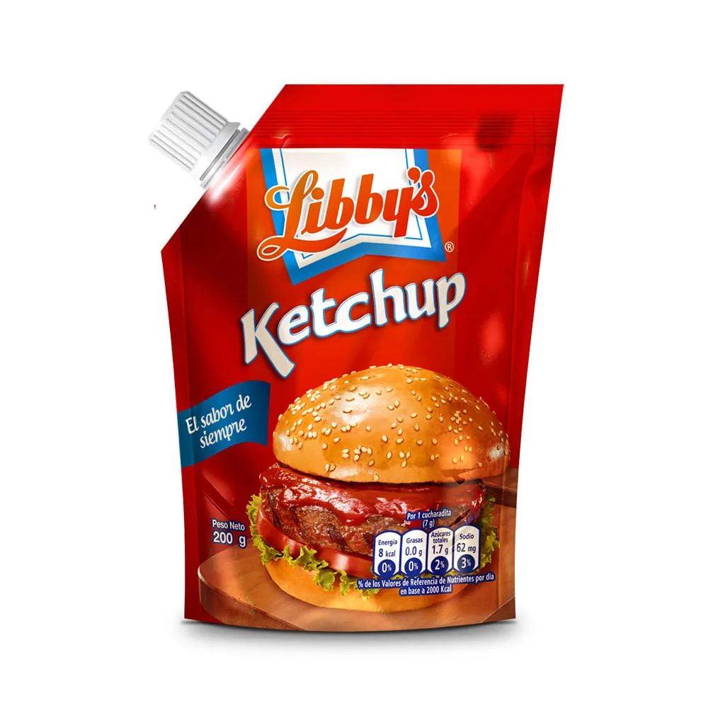 Libby's ketchup doy pack 190 gr x 24 und