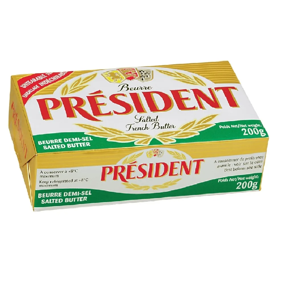 President mantequilla con sal 200 gr (verde)