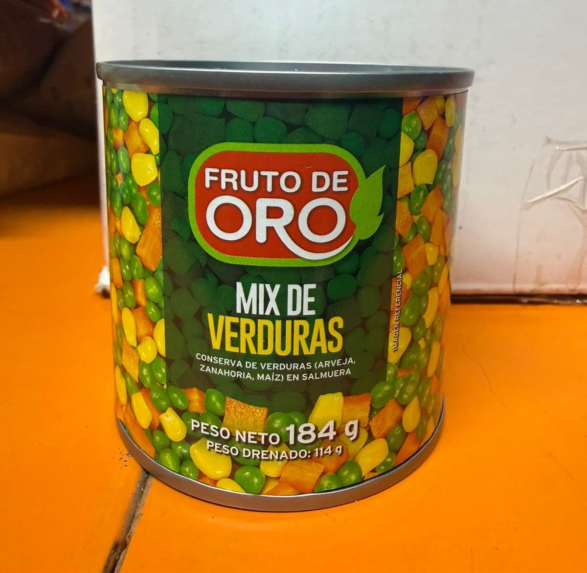 Fruto de oro mix de verduras x 184 gr