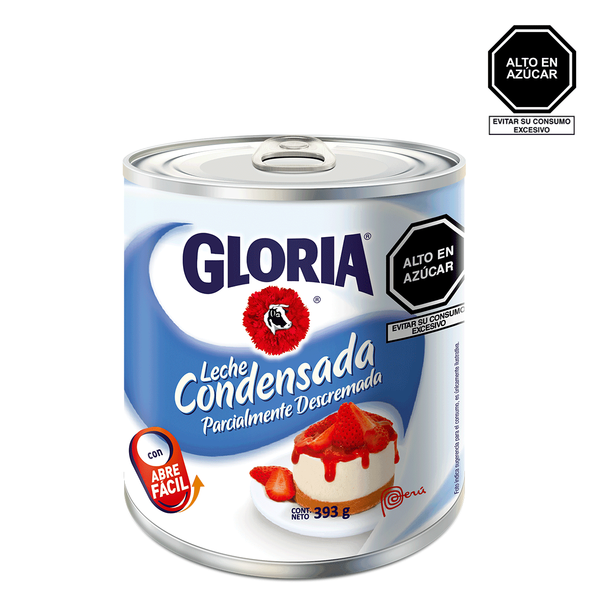 Gloria leche condensada lata x 393 gr