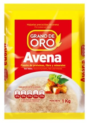 Grano de oro avena bolsa x 1 kg