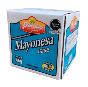 Paraiso tropical mayonesa base bolsa caja x 4 kg