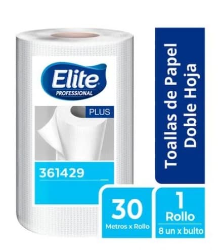 Elite papel toalla cocina 30 mts d/h 1x12 rollos
