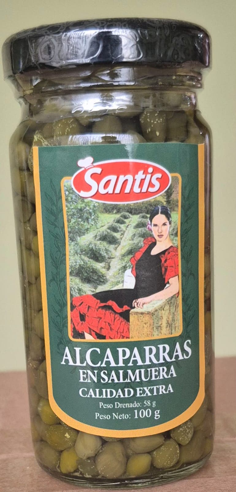 Alcaparras frasco x 100 gr