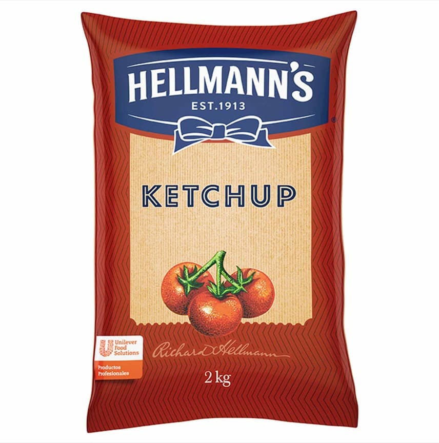 Hellmanns ketchup bolsa x 2 kg