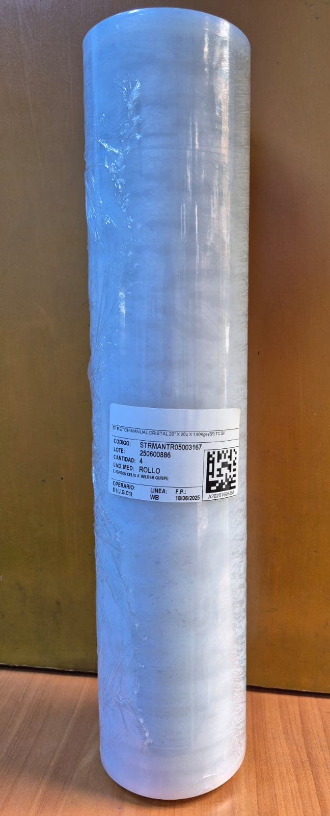 Stretch film p/embalaje 20" x 2 kg