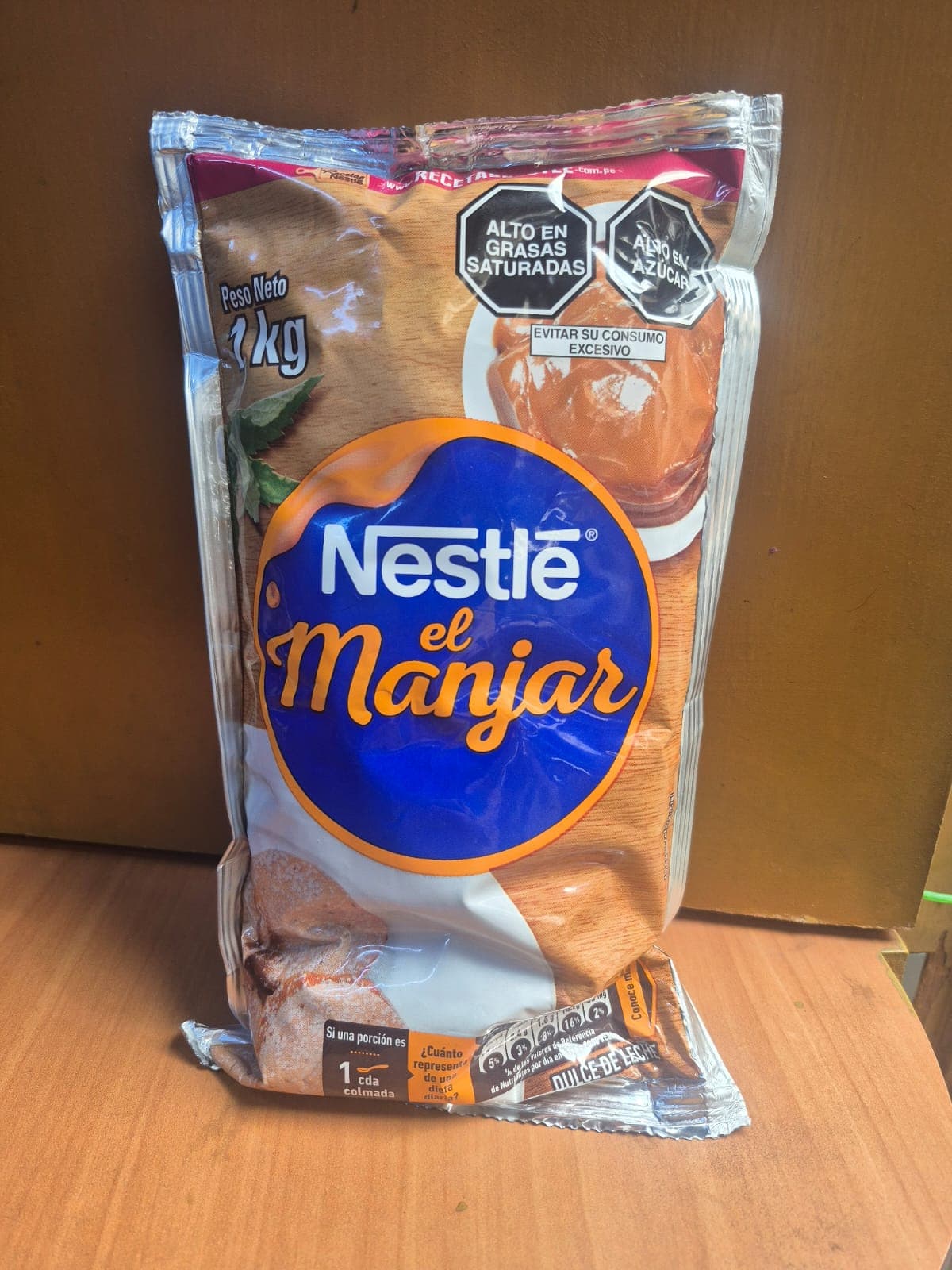 Nestle manjar bolsa x kg