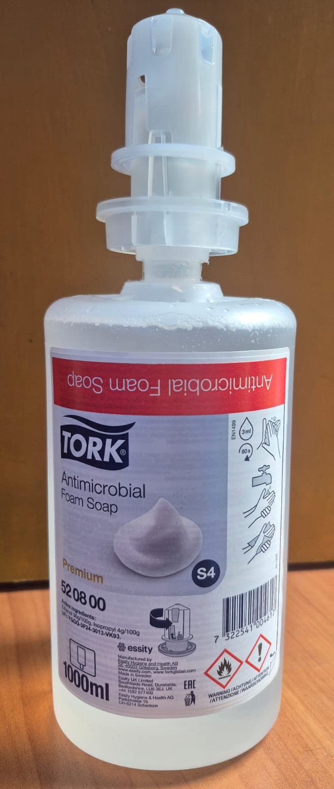 Tork jabón espuma antibac 1000 ml