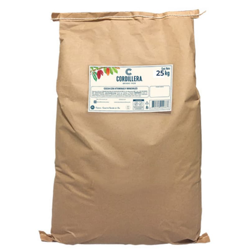 Cocoa repostera cordillera bolsa x 25 kg