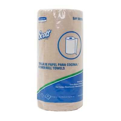 KCP papel toalla rollo natural scott airflex 6x250 mts