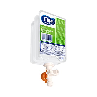 Elite jabón líquido glicerina (locion) bolsa x 1000 ml