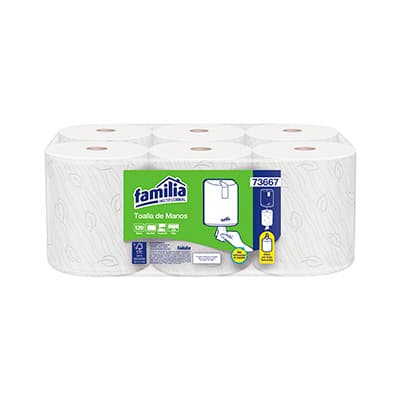 Tork papel toalla rollo blanco fc h/d 6 x120 mt