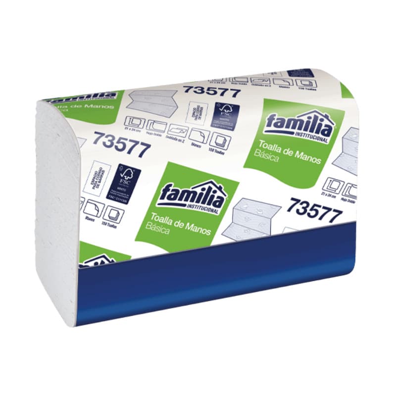 Tork papel toalla interf "Z" 24 x 150 h/doble