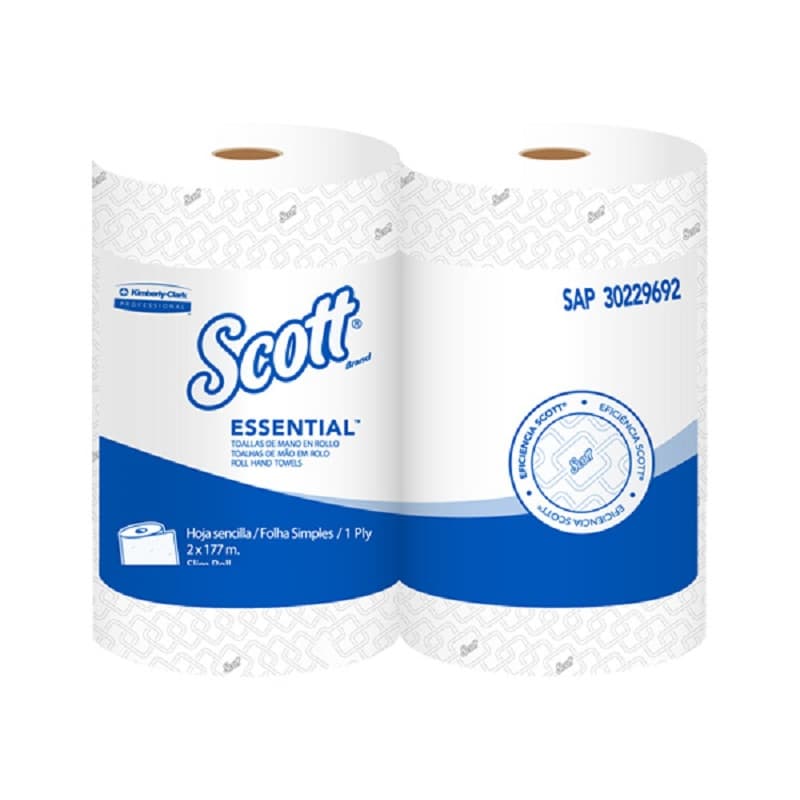 KCP papel toalla rollo bco scott caja 3x2x177 mts