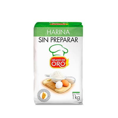 Grano de oro harina sin preparar 6 x 1 kg
