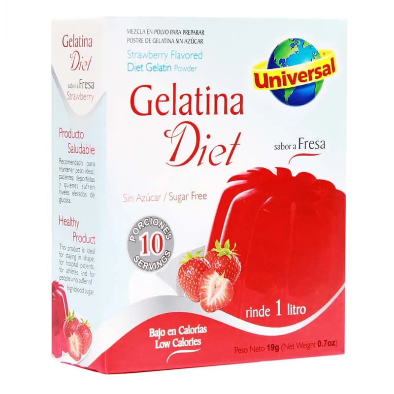 Universal flan de vainilla x100gr. display x 12 und