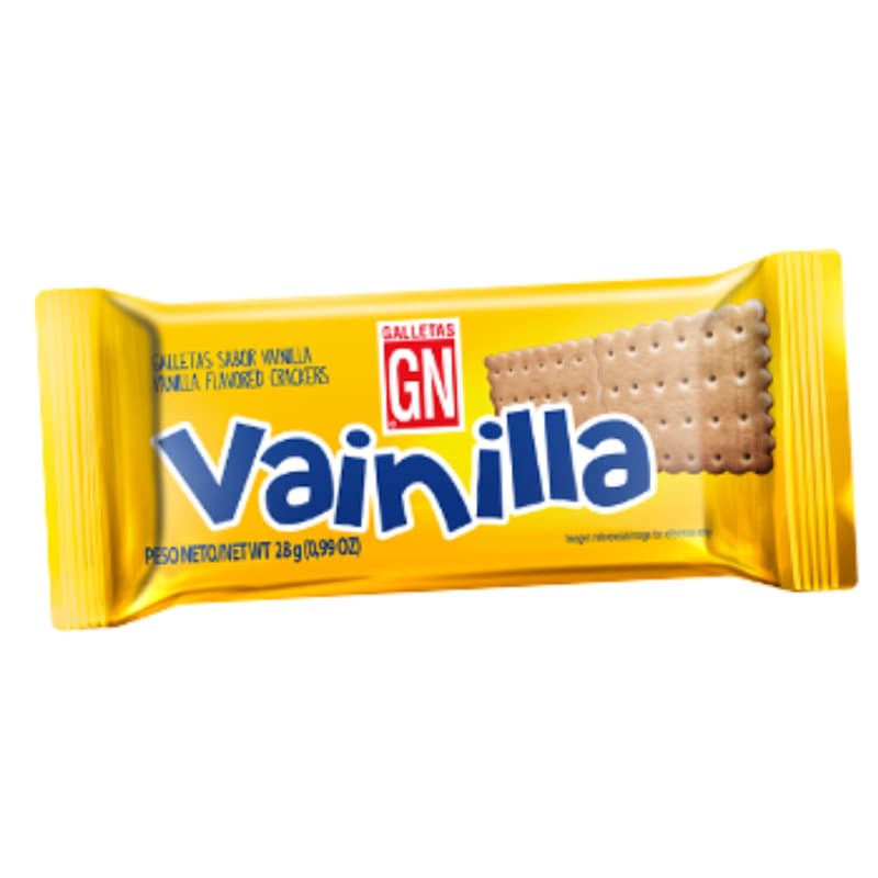 Galletas vainilla gn caja x 40 pqts x 28 gr (san jorge)