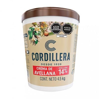 Crema de avellana cordillera x 4.5