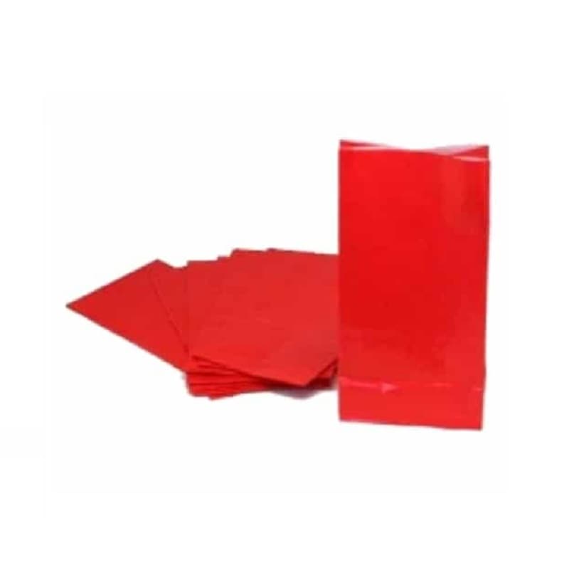 Bolsas rojas x 25 lt paquete x 100 und