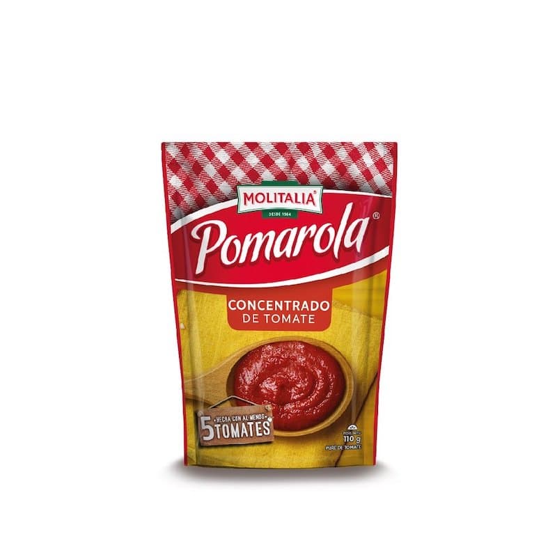 Molitalia pomarola concent de tomates 6 doypack x 110 gr